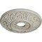 Ekena Millwork Valletta Ceiling Medallion (Canopies up to 3 1/2"), 18"OD x 3 1/2"ID x 1"P, Pot of Cream Crackle CM18VLPCC - alternate 2